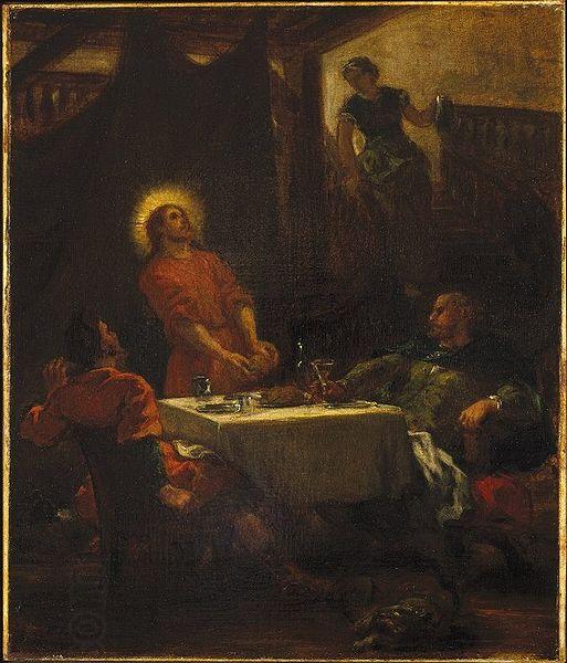 Eugene Delacroix Disciples at Emmaus China oil painting art